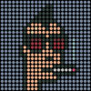 Dot Punk #1085 inspired by the cryptopunks, the first NFT on the Ethereum blockchain