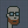 Dot Punk #9754 inspired by the cryptopunks, the first NFT on the Ethereum blockchain