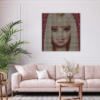 Barbie - Dot Painting by Dimitri Likissas on interior wall