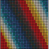Candy Modulation No4 abstract dot painting by Dimitri Likissas