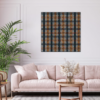 Perceptual Consciousness - abstract dot painting by Dimitri Likissas on interior wall