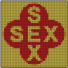 Sex - Dot Painting by Dimitri Likissas