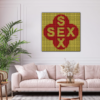 Sex - Dot Painting by Dimitri Likissas on interior wall