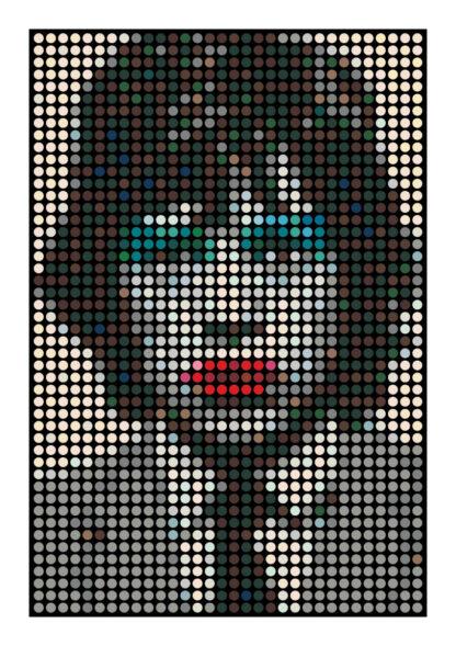 MICK-JaggerDot-Art-Print-by-Dimitri-Likissas